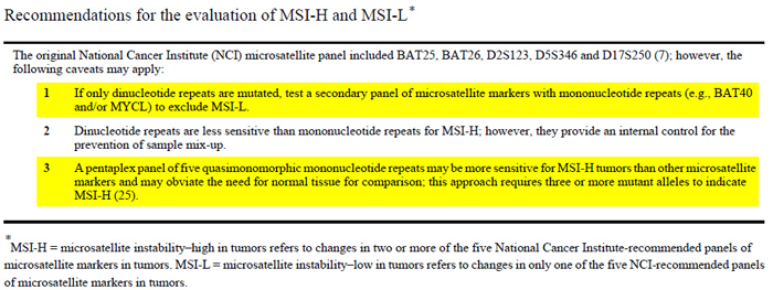 2004年修订版Bethesda指南 J Natl Cancer Inst._微卫星不稳定（MSI）检测的位点如何选择？_ ■澳门十大棋牌排行榜最新■澳门十大棋牌排行榜推荐 